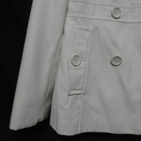 ESPRIT | large | Ivory Pea Coat | Dry Clean Only - Picture 6 of 15